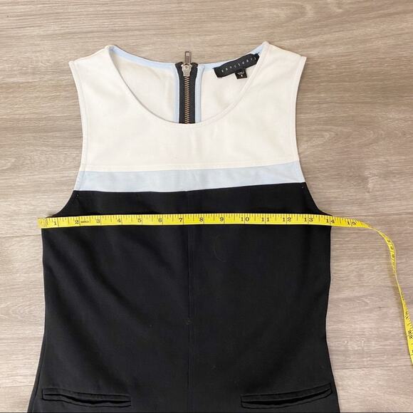 Sanctuary Colorblock Sheath Dress Black/Blue S - Picture 8 of 10